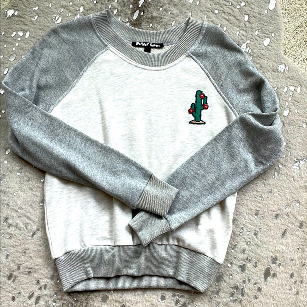 Planet Gold cactus sweatshirt